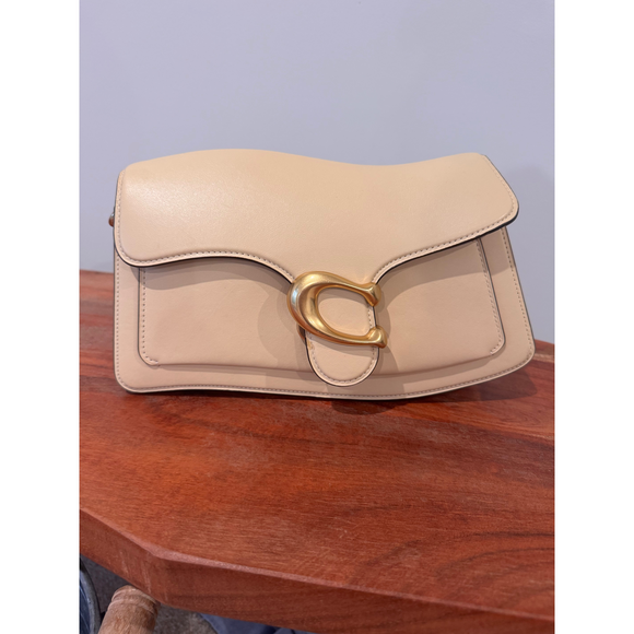 Coach Handbags - Coach TWISTED TABBY SHOULDER BAG in Light Yellow